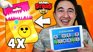 4 ADET ROZET PAKETİ AÇTIM[YENİ DESTANSI PİNLER GELDİ!] BRAWL STARS