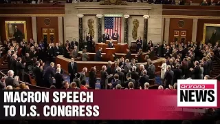 Macron denounces nationalism in speech to U.S. Congress