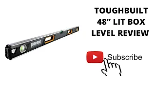 Toughbuilt 48 inch level review