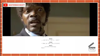 Pulp Fiction Ezekiel - Script to Screen #tarantino #script