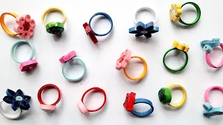 HOW TO MAKE PAPER QUILLING RINGS - WATERPROOF