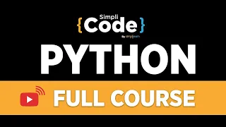 Python Full Course 2023 | Advanced Python Tutorial | Python Tutorial | Python Programming|SimpliCode