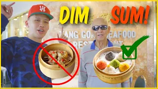 Chinese Grandpa Teaches You How to Eat Dim Sum Properly! (What Foods to Order at Dim Sum!)