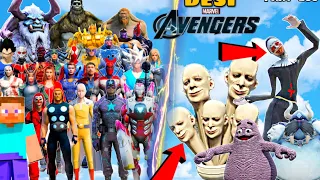 DESI Avengers Got Kidnapped by EVIL NUN and SKIBIDI TOILET MONSTER in GTA 5 | GTA V GAMEPLAY #288