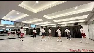 Wanna Be With You - Linedance||High Beginner||Demo by Karinda