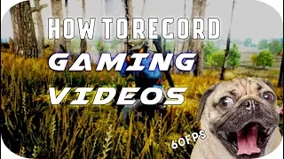 How to Record 60 FPS Gameplay videos OBS! OPEN BROADCAST SOFTWARE