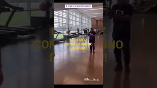 LÉO ORTIZ CONHECE NINHO DO URUBU! PRIMEIRO TREINO DE LÉO ORTIZ NO FLAMENGO!