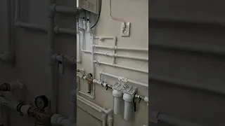 Котельная частного дома,лучевая система отопления и коллекторная разводка водопровода своими руками
