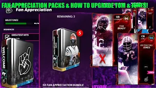 FAN APPRECIATION PACKS! How to upgrade TOM BRADY & ED TOO TALL JONES, Madden 22 Ultimate Team