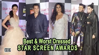 Best & Worst Dressed at the STAR SCREEN AWARDS