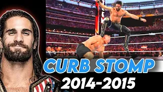 SETH ROLLINS CURB STOMP COMPILATION 2014 & 2015 | WWE
