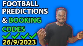 FOOTBALL PREDICTIONS TODAY 26/9/2023 SOCCER PREDICTIONS TODAY | BETTING TIPS, #footballpredictions