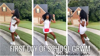 FIRST DAY OF SCHOOL GRWM! | Freshman Year