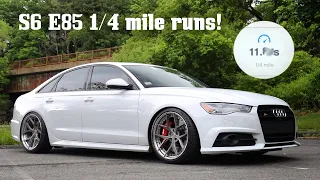 Audi S6 on Ethanol goes REALLY Low 11's