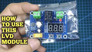 How to use HCW-M635 low voltage disconnect battery protection module tutorial.