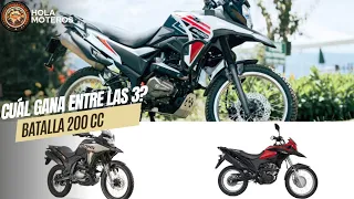 LA BATALLA DE LOS 200 CC: Akt TTDS 200, Victory Arizona 200, Honda XRE 190...