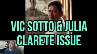 Vic Sotto & Julia Clarete Issue