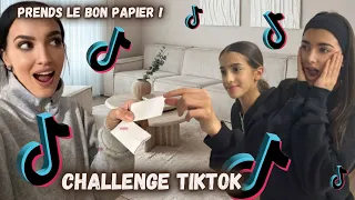 CHALLENGE TIKTOK [1 Papier positif et un Papier négatifs 🤣] #drole #family #challenge