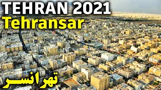 TEHRAN 2021, Tehransar Neighborhood (Part 1), IRAN 4K | تهران،  محله تهرانسر