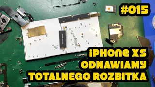 iPhone XS TOTALNIE ROZWALONY - Wymiana obudowy i ekranu | Reassembly Totally Broken iPhone XS