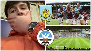 BURNLEY BRUTALLY END SWANS WINNING STREAK!|BURNLEY 4-0 SWANSEA|MATCHDAY VLOG #14