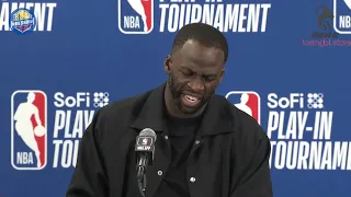 Draymond Green Postgame Interview as Warriors eliminated from Play-In with 24-pt loss at Kings