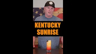 How to make a Kentucky Sunrise cocktail. A summer whiskey-based beverage #shorts