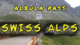 drive via Albula Pass with St. Moritz - Alps Switzerland