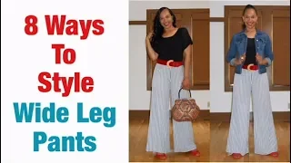 STYLE FOCUS | 8 ways to style WIDE LEG pants