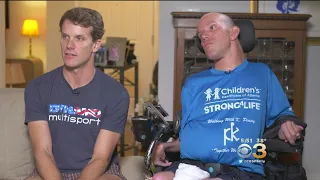 Duo Conquers Ironman Triathlons Together Despite Brother's Cerebral Palsy