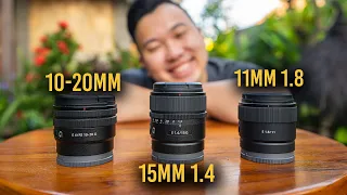 3 NEW WIDE LENSES to consider for Sony ZV-E10, FX30, & a6000 Series!
