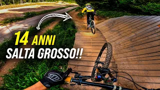 A 14 ANNI IN BIKE PARK IN PAGANELLA! 🔥🔥