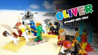 Oliver bygger med Lego