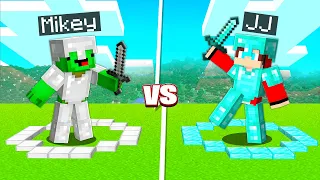 MIKEY In IRON CIRCLE Vs JJ In DIAMOND CIRCLE In Minecraft - Maizen
