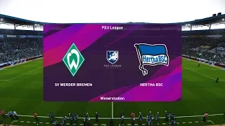 PES 2020 | Werder Bremen vs Hertha Berlin - Germany Bundesliga | 19 October 2019 | Full Gameplay HD