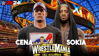 WWE 2K24: John Cena vs Solo Sikoa Match Gameplay Concept!