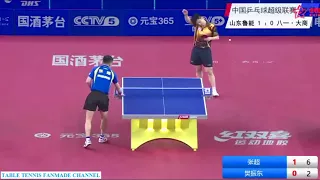 Fan Zhendong 樊振东 vs Zhang Chao | China Super League 2017 - 2018