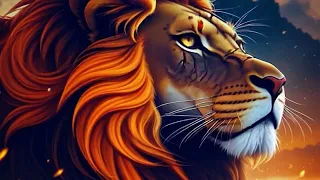 Lion's Grace: Lofi Majesty in Motion