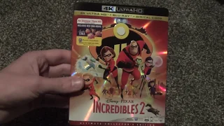 Disney Pixar The Incredibles 2 4K Ultra HD Blu-Ray Unboxing