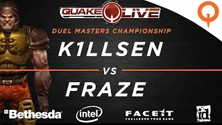 K1llsen vs FraZe - Furious Heights / Bloodrun / Cure / Sinister (QuakeCon 2016)