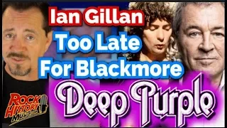 Ian Gillan Says It's Too Late For Deep Purple Ritchie Blackmore Reunion