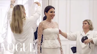 Fabiola Beracasa’s Wedding Dress Fitting With Riccardo Tisci | Vogue