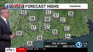 FORECAST: Thursday to be cool but bright