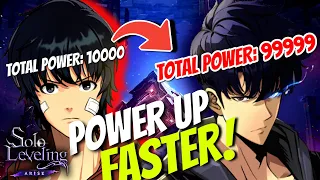 *Important* How To Increase Your Team Combat Power CP ASAP in Solo Leveling Arise! Max Your Power