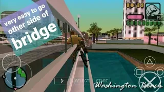 How to go other side of bridge in Vice City Stories.