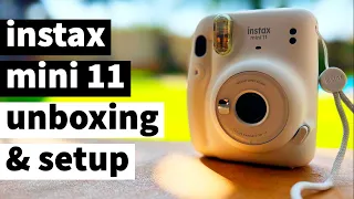 instax mini 11 unboxing & set up