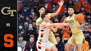 Georgia Tech vs. Syracuse Men's Basketball Highlights (2021-22)