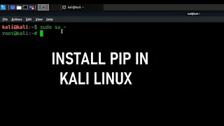 How To Install Pip in Kali Linux | Tutorial