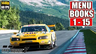 Gran Turismo 7 Gameplay Walkthrough [Full Game PlayStation 5 (PS5)- Menu Books 1 - 15] No Commentary