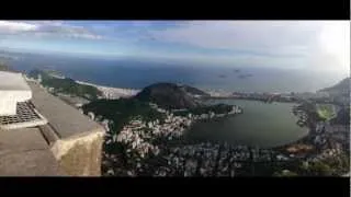Christ the Redeemer, one of the new Seven Wonders of the World, Brazil - December, 2012